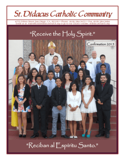 (619) 226-7368 - St. Didacus Church