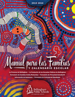 Y CALENDARIO ESCOLAR - Bellingham Public Schools
