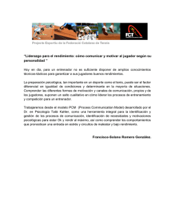 &ldquo;Liderazgo para el rendimiento: c&oacute;mo comunicar y motivar al