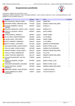 suspenciones pendientes