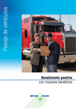 Pesaje de veh&iacute;culos