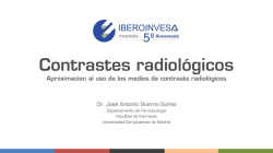Contrastes radiol&oacute;gicos