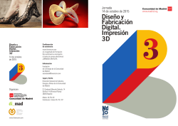 Dise&ntilde;o y Fabricaci&oacute;n Digital. Impresi&oacute;n 3D