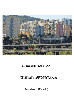 CIUDAD MERIDIANA