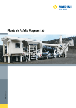 Planta de Asfalto Magnum 120