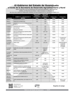 El Gobierno del Estado de Guanajuato