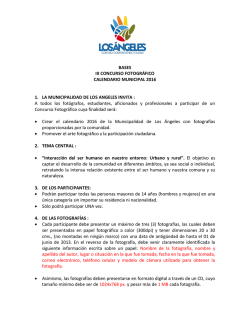 A todos los fot&oacute;grafos - Municipalidad de Los &Aacute;ngeles
