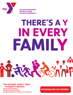Elizabeth Brochure - Gateway Family YMCA