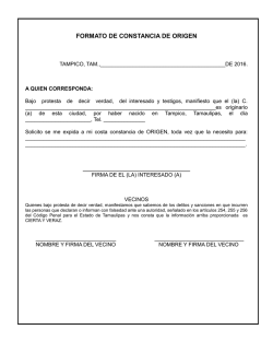 formato para carta de origen