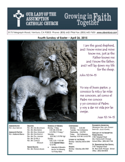 April 26, 2015 - Our Lady of the Assumption Catholic Church