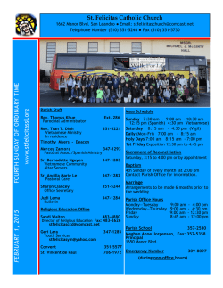 FEB 1, 2015 - stfelicitassl