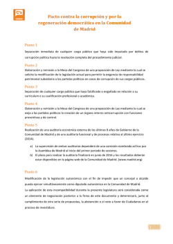 Los 10 puntos que exige Ciudadanos para darle el Gobierno de la