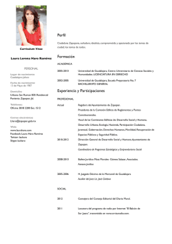 Curriculum Vitae LAURA HARO -ACTUALIZADO-