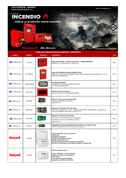 Lista de Precios - Best Security Del Per&uacute;