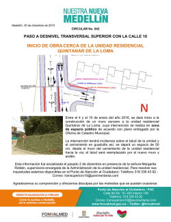 Circular 42 - Inicio de obra en Quintanar de la Loma