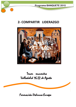 2&ordm;-Banquete 2015- Comp Liderazgo