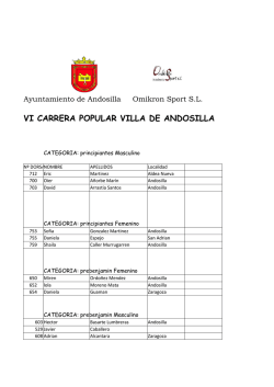 VI CARRERA POPULAR VILLA DE ANDOSILLA