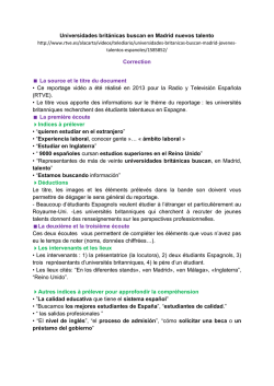 Universidades brit&aacute;nicas buscan en Madrid nuevos talento