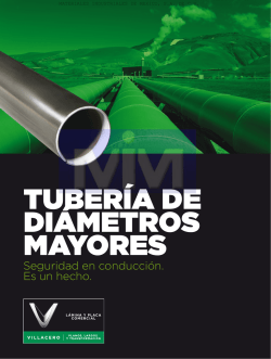 tuber&iacute;a de di&aacute;metros mayores - Materiales Industriales de M&eacute;xico