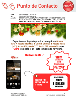 espectacular baja de precios en los equipos huawei mate 7 alcatel