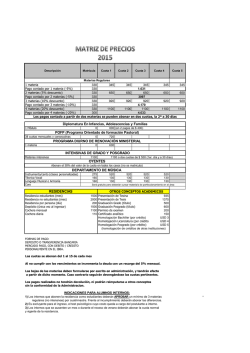 INTENSIVAS DE GRADO Y POSGRADO OYENTES