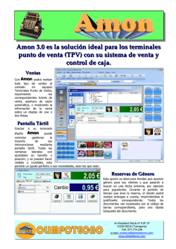 AMON 3.0 Terminal Punto de Venta