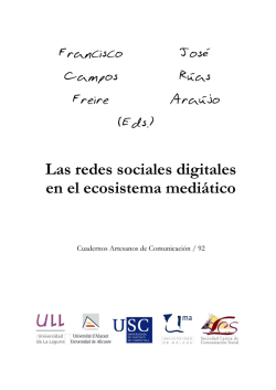 Francisco Campos Freire Jos&eacute; R&uacute;as Ara&uacute;jo (Eds.)