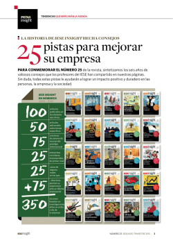 Celebramos los 25 n&uacute;meros de la revista