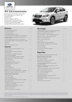 XV 2.0i Lineartronic