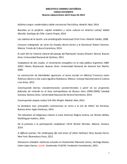 Adquisiciones de abril &ndash; mayo 2015