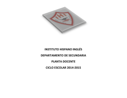 Perfil de Personal Docente