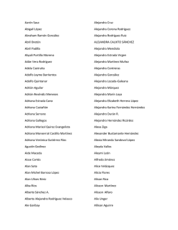 Aar&oacute;n Sauz Abigail L&oacute;pez Abraham Ram&oacute;n