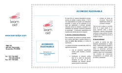 2015 Documentos Acomodo Razonable