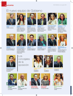 El nuevo equipo de Gobierno