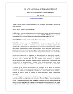 ROJAS. Alfredo y Nora LAMBRECHT.