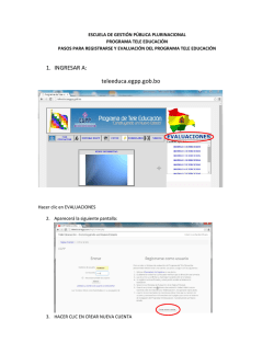 1. INGRESAR A: teleeduca.egpp.gob.bo