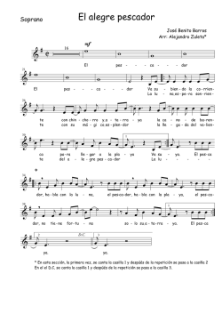 El alegre pescador SATB