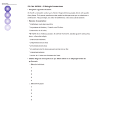 DILEMA MORAL: El Refugio Subterr&aacute;neo