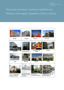 Gu&iacute;a para docentes y asesores espa&ntilde;oles en Polonia