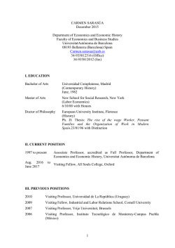 CV completo - Carmen Sarasua
