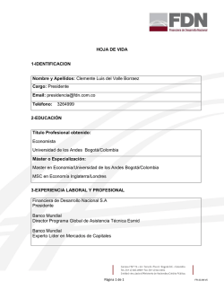 Clemente Luis del Valle Borraez Cargo