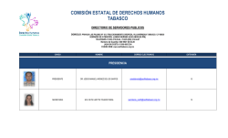 directorio de servidores p&uacute;blicos