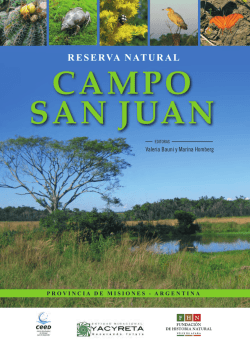 CAMPO SAN JUAN - Fundaci&oacute;n de Historia Natural F&eacute;lix de Azara