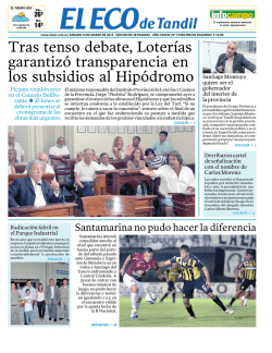 Tras tenso debate, Loter&iacute;as garantiz&oacute; transparencia en los