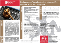 Diplomado en Tecnolog&iacute;as de la Informaci&oacute;n y