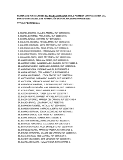 nomina no seleccionados titulo profesional