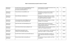 AESLA Comunicaciones por panel el viernes 17 de abril