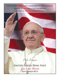 SAINT MARY`S AND SAINT CHARLES BORROMEO PARISHES