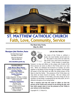 Faith, Love, Community, Service