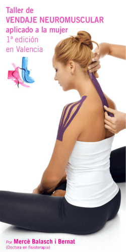 Taller Vendaje Neuromuscular Mujer